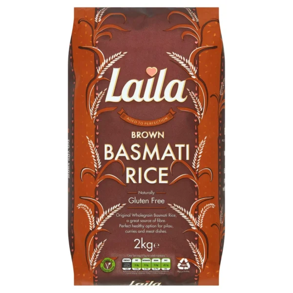 Laila Brown Basmathi Rice 2kg