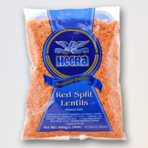 Heera red split lentils 500g