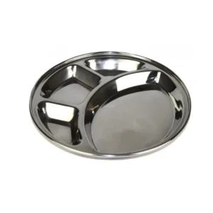 Stainless Steel Deluxe 4 Compartment Thali