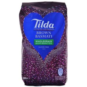 Tilda Brown Basmati Rice 0.5Kg