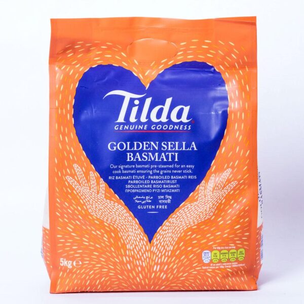 Tilda Golden Sella Basmati Rice 5Kg