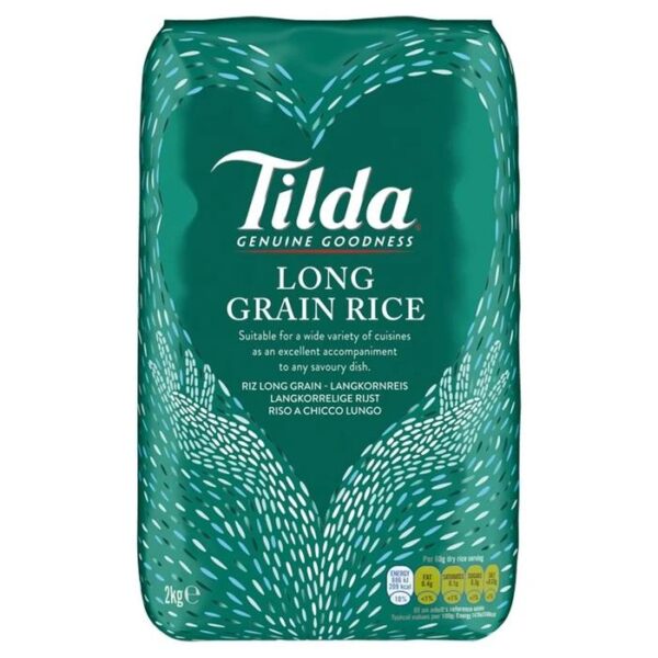 Tilda Long Grain Rice 2Kg