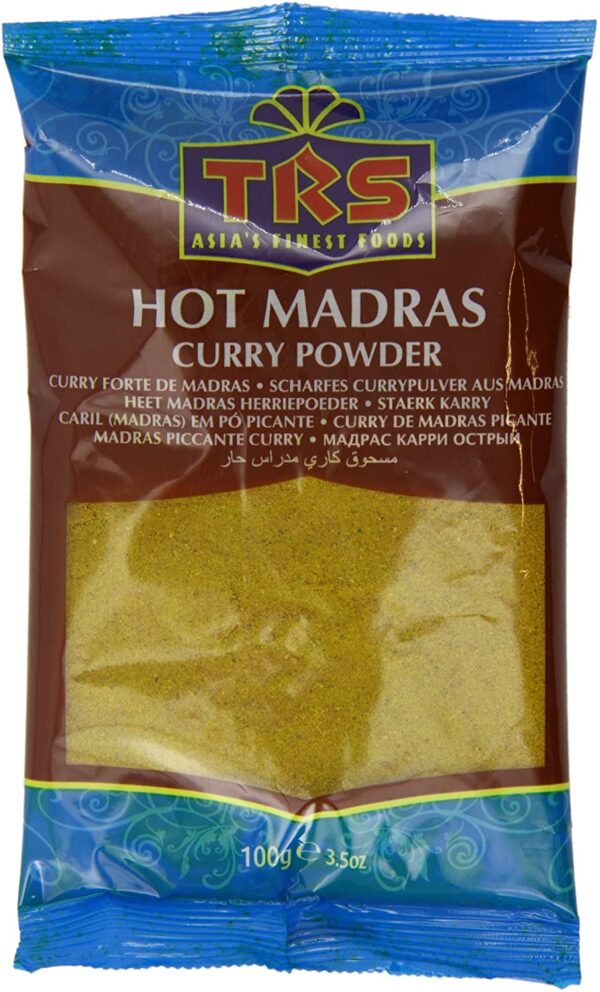TRS Madras Curry Pd Hot 100g